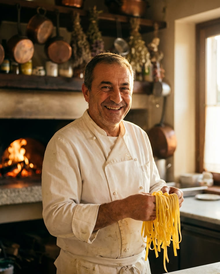 Chefkoch Giovanni Rossi